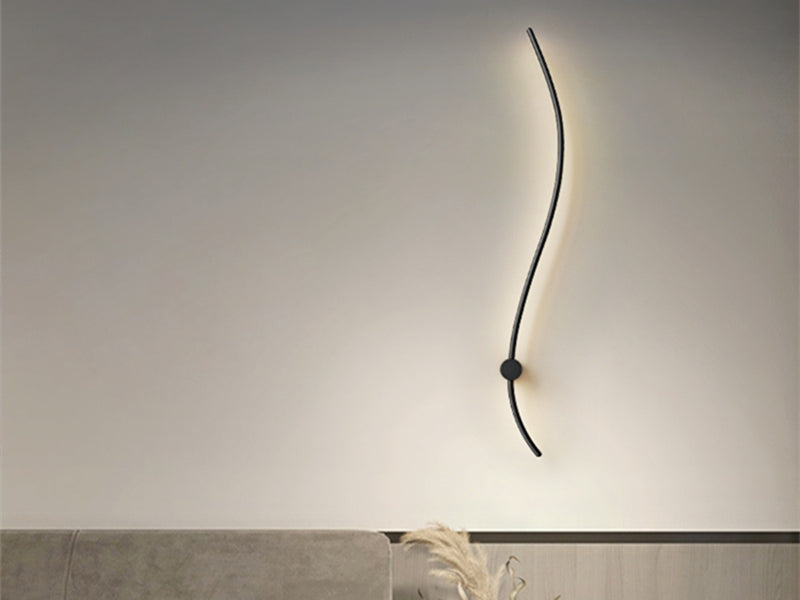Stylish Black LED Wall Light W104-1M - Galaxy Lighting NZ