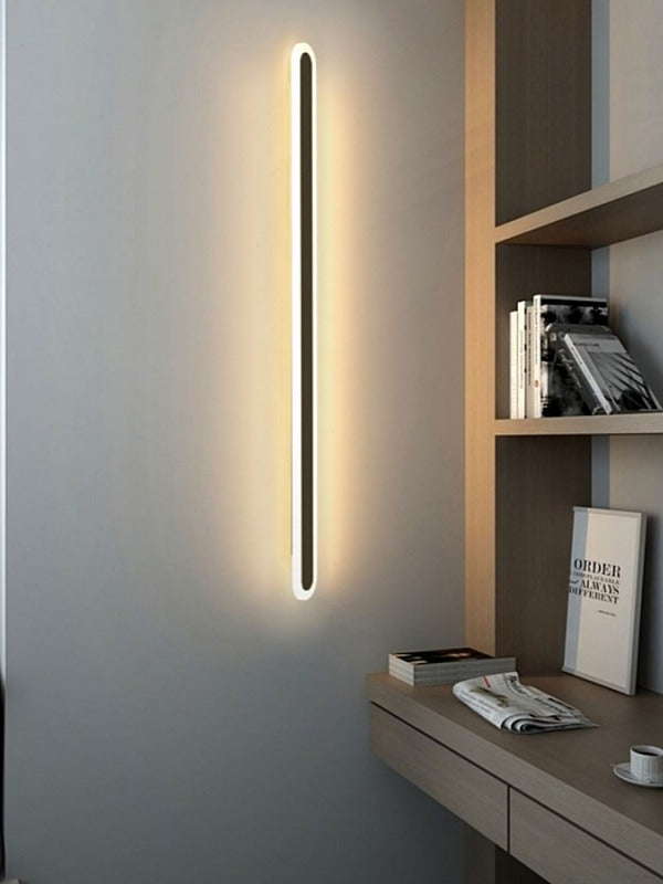Stylish Black LED Wall Light W107-80cm - Galaxy Lighting NZ