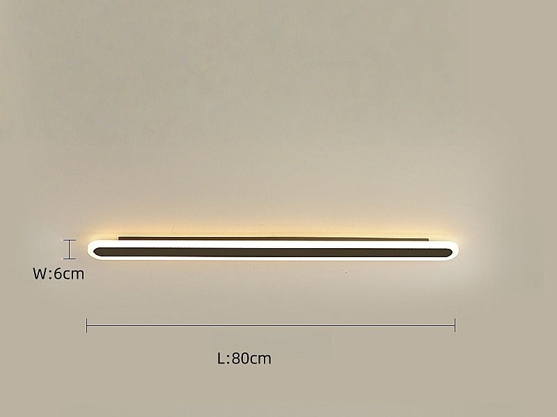Stylish Black LED Wall Light W107-80cm - Galaxy Lighting NZ