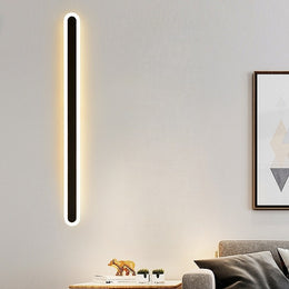 Stylish Black LED Wall Light W107-80cm - Galaxy Lighting NZ