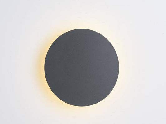 Simply Round Grey Color LED Wall Light W108-G - Galaxy Lighting NZ