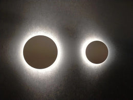 Simply Round White Color LED Wall Light W108-White-18cm - Galaxy Lighting NZ
