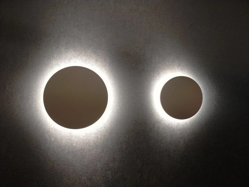 Simply Round White Color LED Wall Light W108-White-13cm - Galaxy Lighting NZ