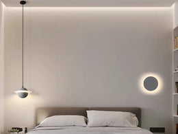Simply Round Grey Color LED Wall Light W108-G - Galaxy Lighting NZ