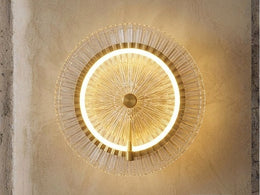 Gold Color Modern Design LED Wall Light W112 - Galaxy Lighting NZ