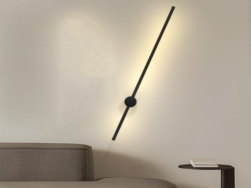 Stylish Black LED Wall Light W113-60cm - Galaxy Lighting NZ