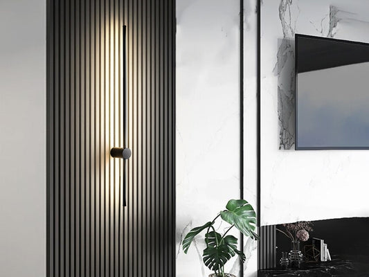 Stylish Black LED Wall Light W113-60cm - Galaxy Lighting NZ