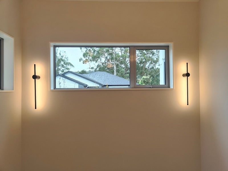 Stylish Black LED Wall Light W113-60cm