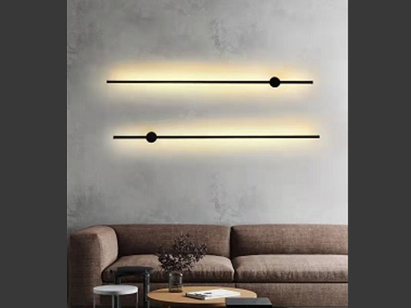 Stylish Black LED Wall Light W113-60cm - Galaxy Lighting NZ