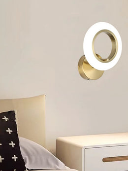 Matt Gold Modern Wall light W115 - Galaxy Lighting NZ