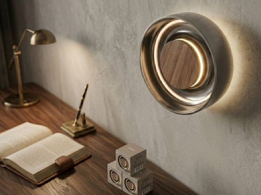 Wood Grain LED Wall Light W116