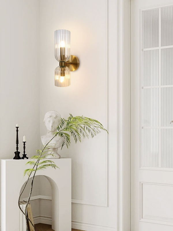 Contemporary Glass Wall Light W141 - Galaxy Lighting NZ