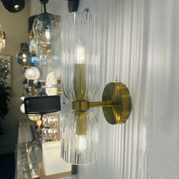 Contemporary Glass Wall Light W141 - Galaxy Lighting NZ