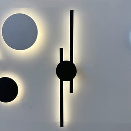 Stylish Black LED Wall Light W151 - Galaxy Lighting NZ
