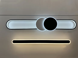 Stylish Black LED Wall Light W107-80cm - Galaxy Lighting NZ