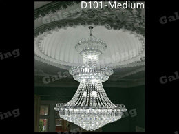 Crystal Chandelier D101-1.2M ，Three Sizes - Galaxy Lighting NZ