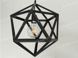 Black Pendant Light ,Three Sizes P124-60cm - Galaxy Lighting NZ