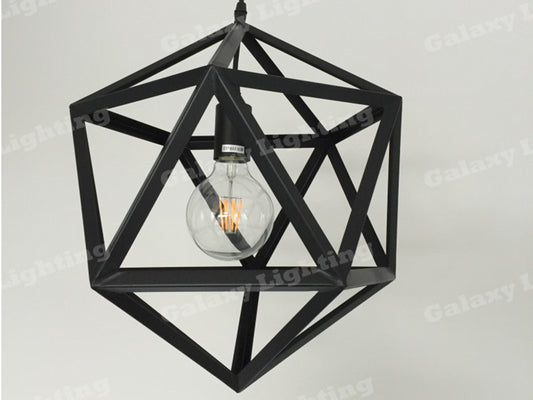 Black Pendant Light ,Three Sizes P124-60cm - Galaxy Lighting NZ