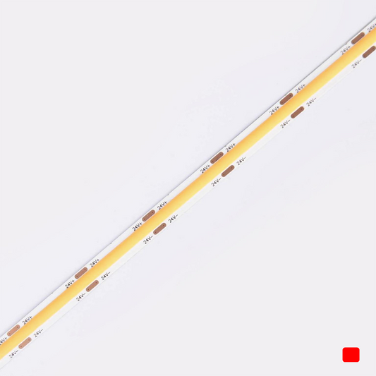 Dot-Free COB Waterproof LED Strip 10W/m, 24V, IP67, 5m Reel