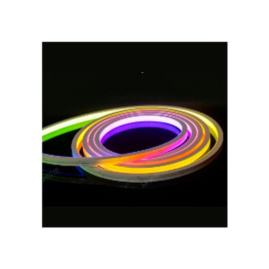 RGB Neon Flex Top Bend 13x12mm 12W/m, 24V, IP67, 10m Reel - RGB / 10m