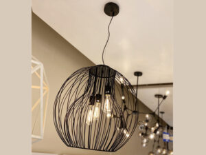 Industrial Cage Pendant Light